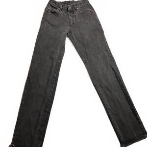 Vintage‎ Riders Classic Black Denim Straight Leg Jeans 28x34